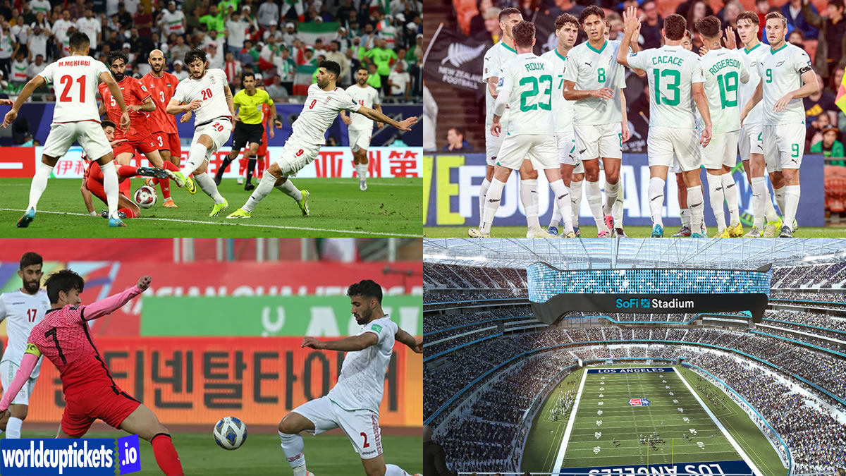 Iran vs New Zealand Tickets | New Zealand vs Egypt Tickets