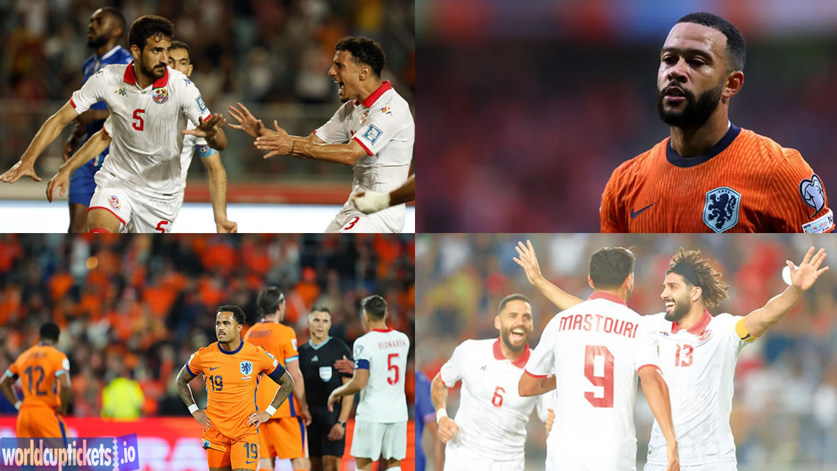 Tunisia Vs Netherlands Tickets| World Cup Tickets | FIFA World Cup Tickets