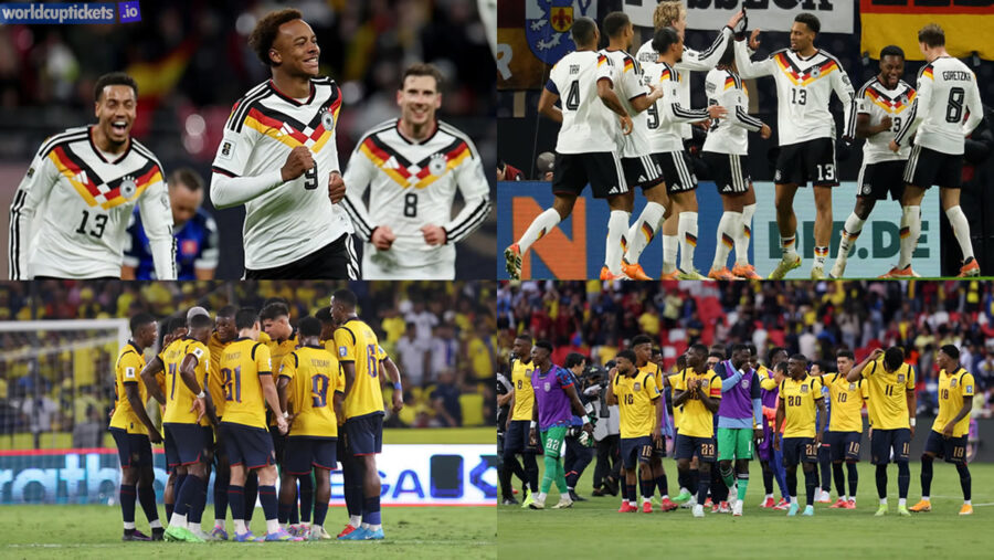 Ecuador Vs Germany Tickets | Scocer World Cup Tickets | World Cup Tickets