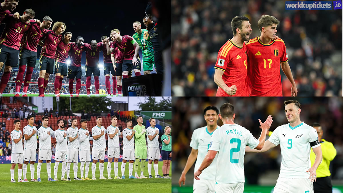 New Zealand Vs Belgium Tickets| Scocer World Cup Tickets | World Cup Tickets