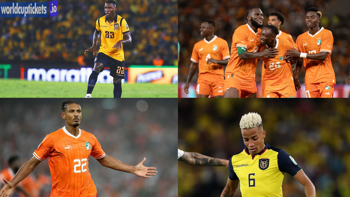 Ivory Coast vs Ecuador Tickets| Football World Cup Tickets | FIFA 2026 Semi Final Tickets