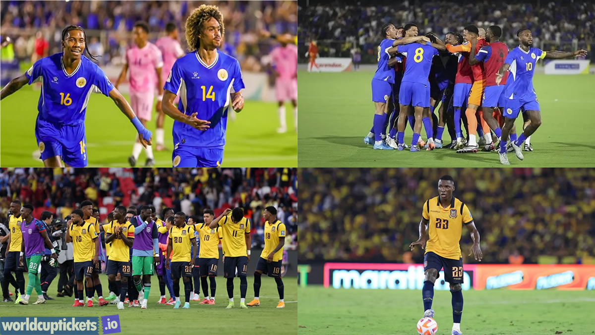 Ecuador vs Curacao Tickets | Scocer World Cup Tickets | World Cup Tickets