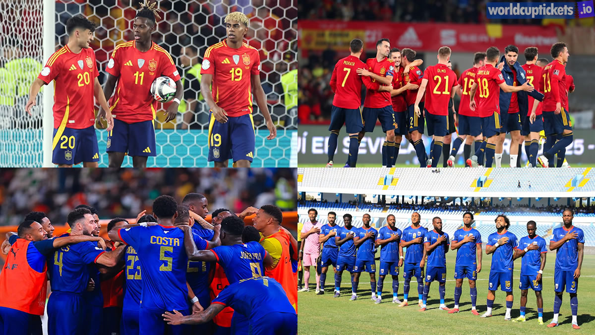 Spain vs Cabo Verde tickets | Scocer World Cup Tickets | World Cup Tickets