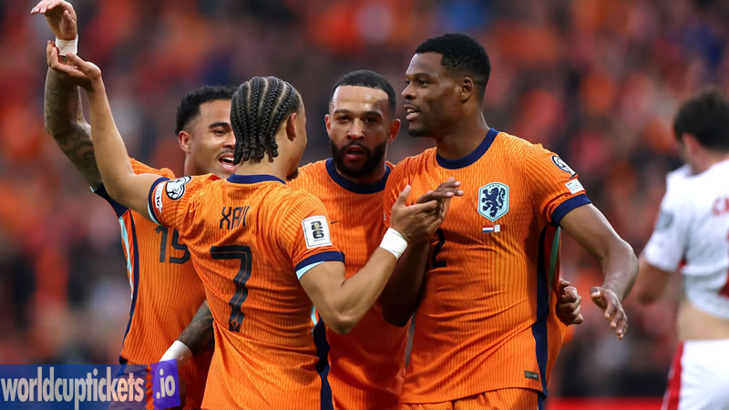 Netherlands vs Japan Tickets | Soccer World Cup Tickets | FIFA World Cup Tickets | FIFA 2026 Tickets | Football World Cup Tickets |