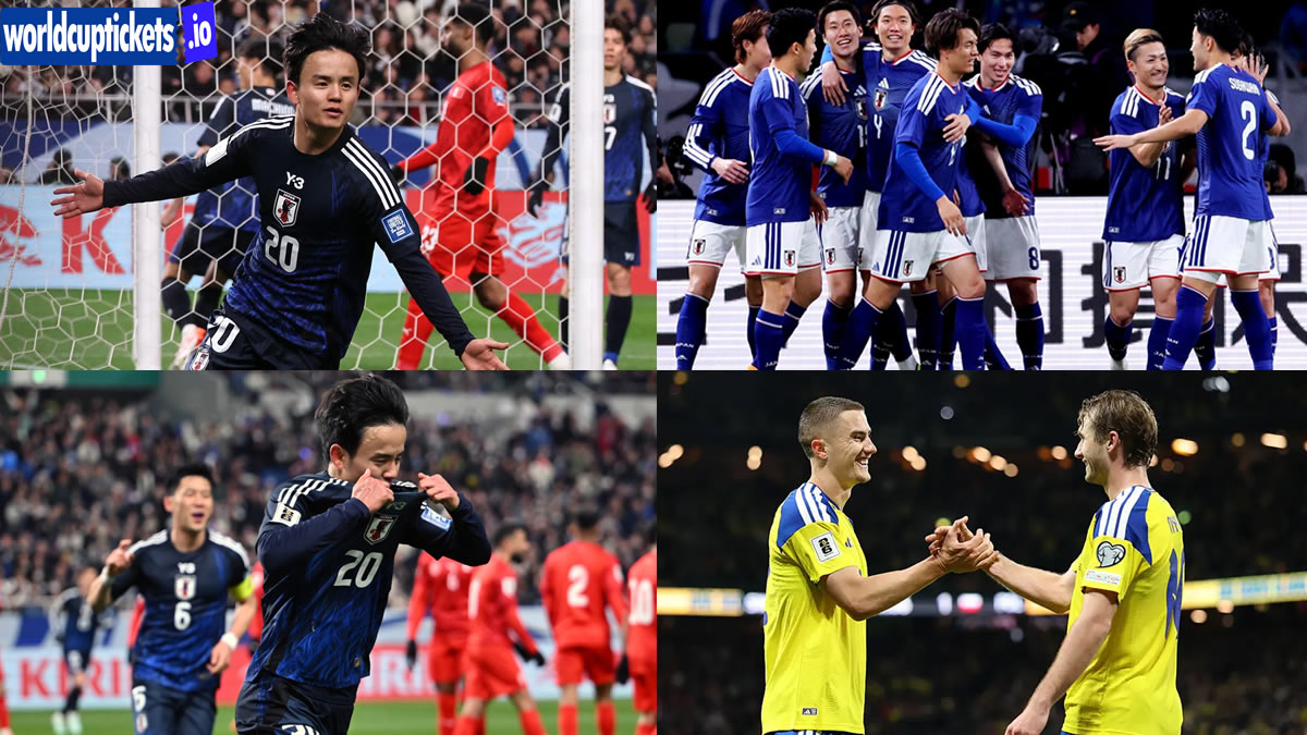 Japan Vs Sweden Tickets
