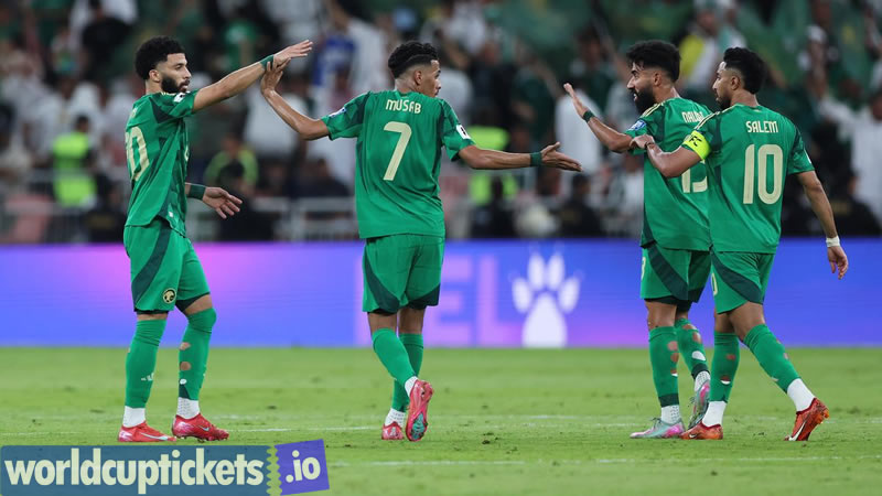 Saudi Arabia vs Uruguay Tickets | Scocer World Cup Tickets | World Cup Tickets | FIFA 2026 Tickets