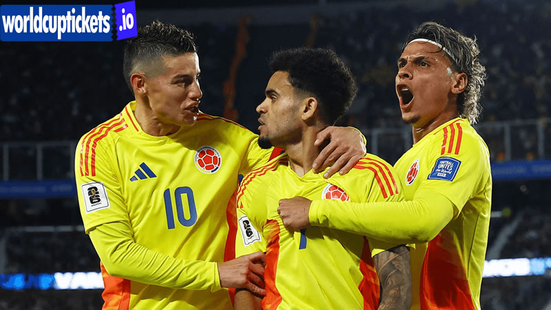 Colombia Vs Congo DR Tickets |Colombia FIFA World Cup Tickets