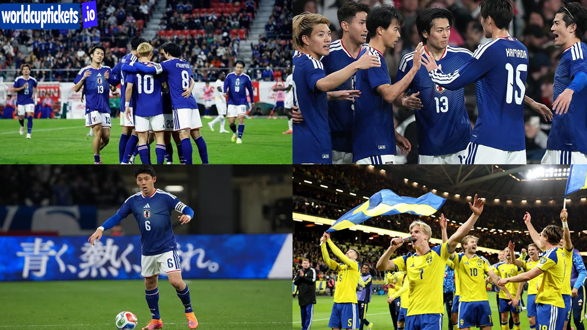 Japan vs Sweden Tickets