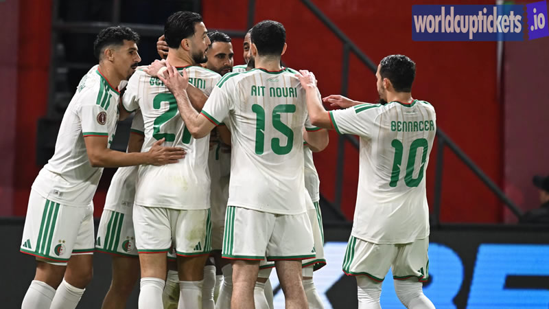 Algeria Vs Austria Tickets | Soccer World Cup Tickets | FIFA World Cup Tickets | FIFA 2026 Tickets | Football World Cup Tickets |
